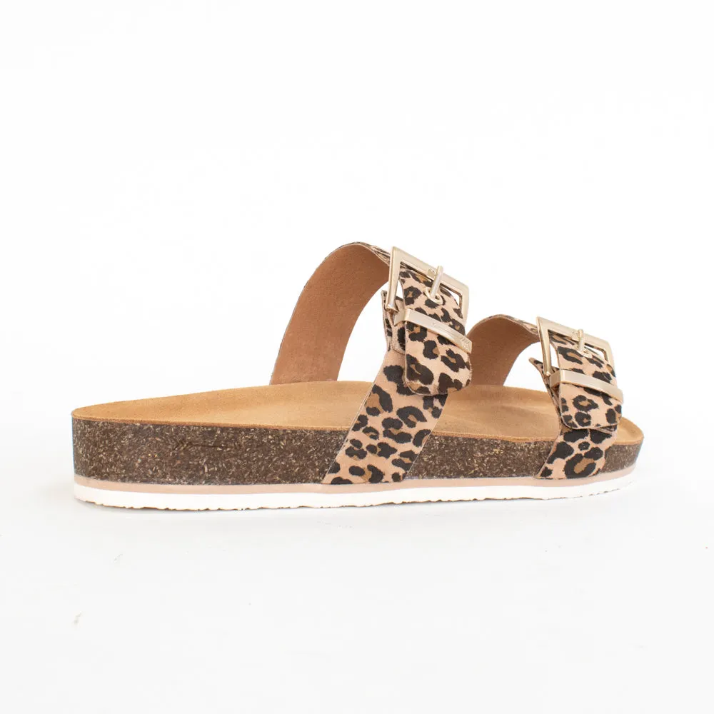 Sandy III Camel Leopard Print