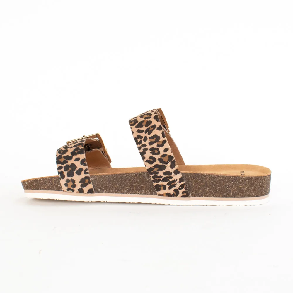 Sandy III Camel Leopard Print