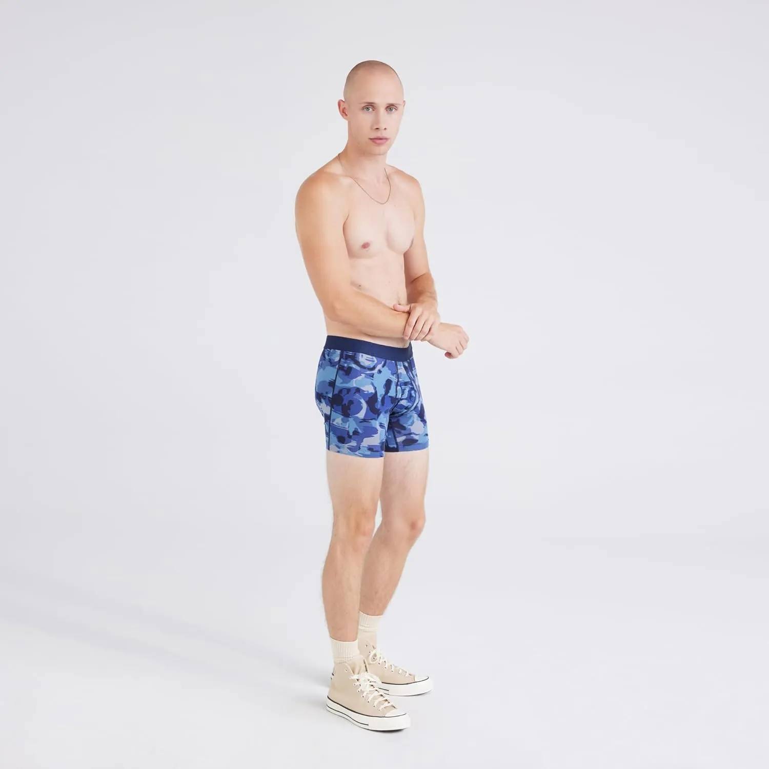 SAXX Underwear Co. Men's Underwear with Pouch Droptemp Cooling Cotton Boxer Brief Fly 2Pk