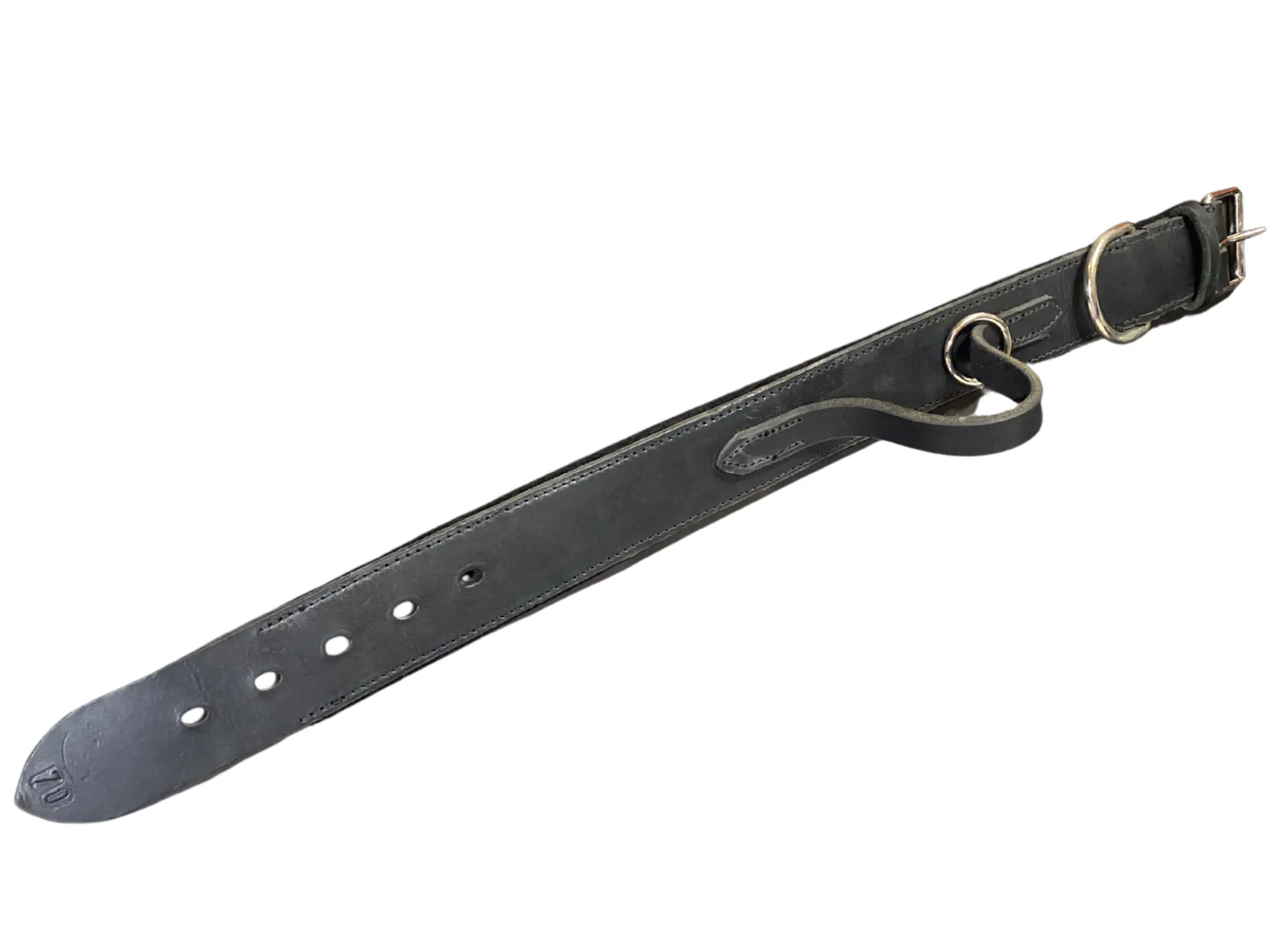 Schweikert Leather Agitation Collar with handle