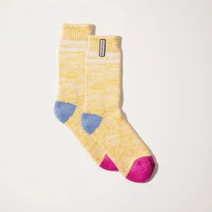 Sealskinz Thwaite Bamboo Mid Length Women's  Twisted Sock Yellow/Pink/Blue/Cream Women's SOCK