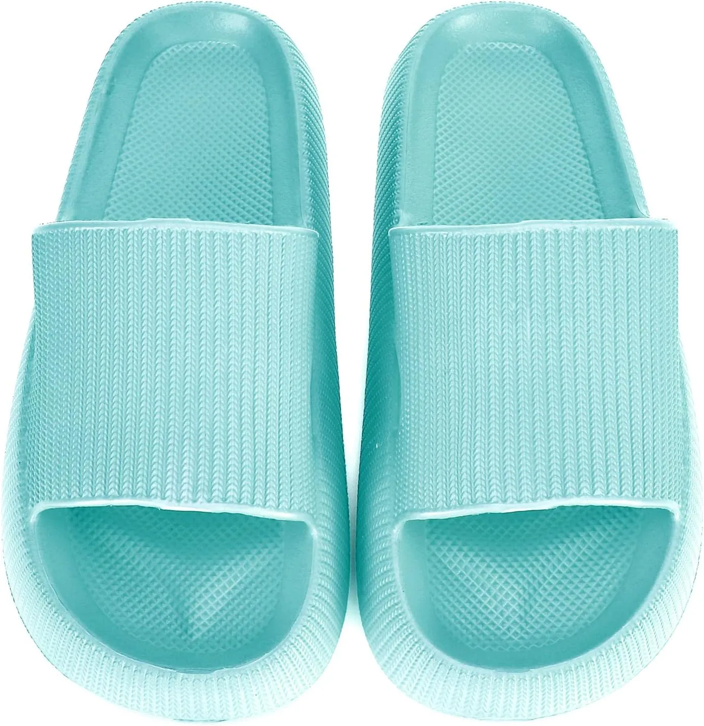 Sharllen Cloud Slides for Boys & Girls - Non-Slip House Slippers for Kids - Beach Slide Sandals in Black, White & Beige