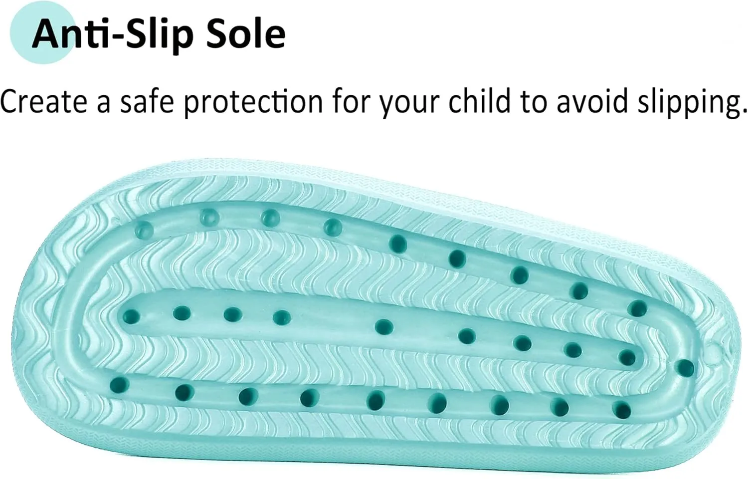 Sharllen Cloud Slides for Boys & Girls - Non-Slip House Slippers for Kids - Beach Slide Sandals in Black, White & Beige