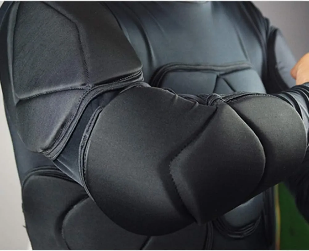 Shinestone Adult Men's Goalkeeper Armor BodyShield Padded Compression Shirt Pants and Short with Sponge Protector