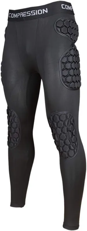 Shinestone Adult Men's Goalkeeper Armor BodyShield Padded Compression Shirt Pants and Short with Sponge Protector