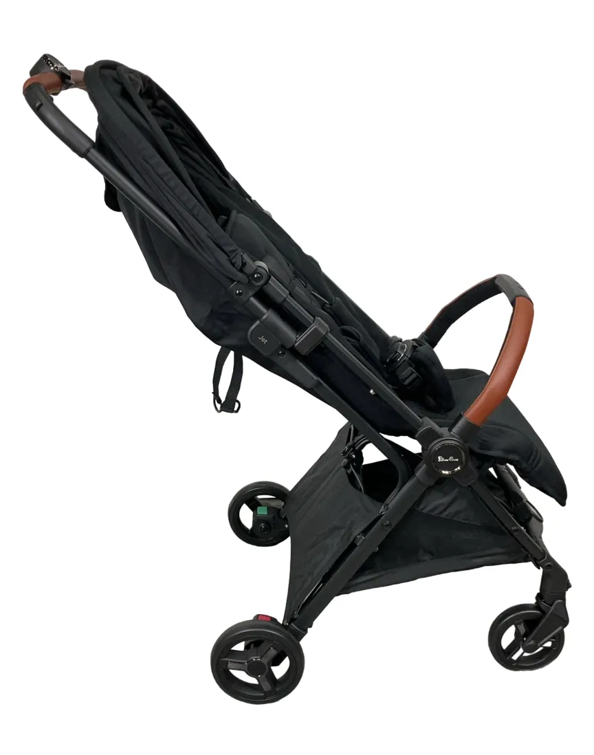 Silver Cross Jet 4 Super Compact Stroller, 2023, Black