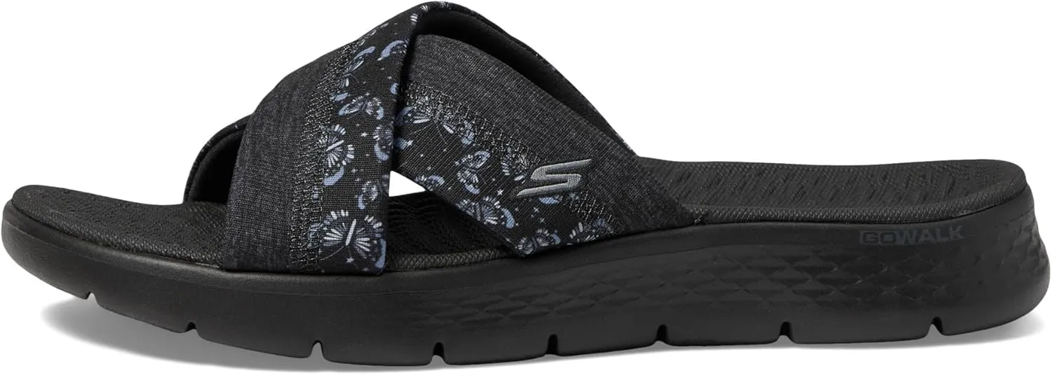 SKECHERS Women's Go Walk Flex Sandal-Impressed Slide