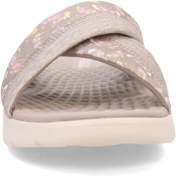 Skechers Women's Go Walk Flex Sandal-Impressed Slide