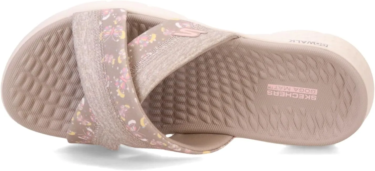 Skechers Women's Go Walk Flex Sandal-Impressed Slide