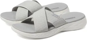 SKECHERS Women's On-The-go 600-Enchanted Slide Sandal