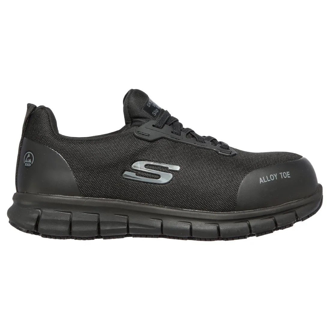 Skechers Womens Safety Shoe with Steel Toe Cap - Size 39 (UK 6)