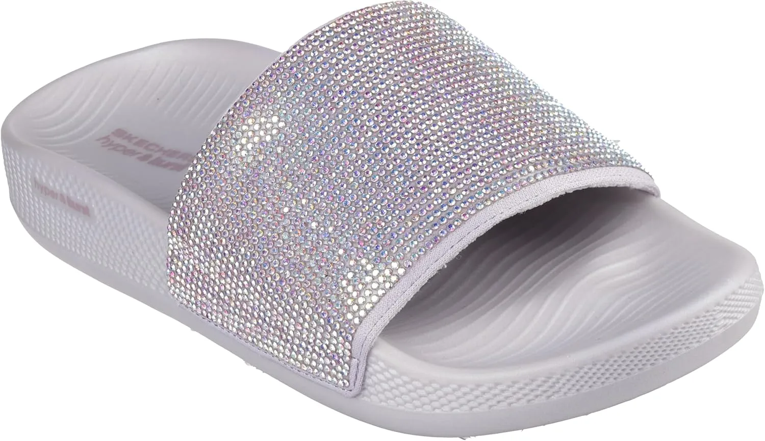 Skechers Women's Single Band Slide Sandal, Multi, 9