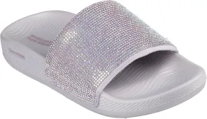 Skechers Women's Single Band Slide Sandal, Multi, 9