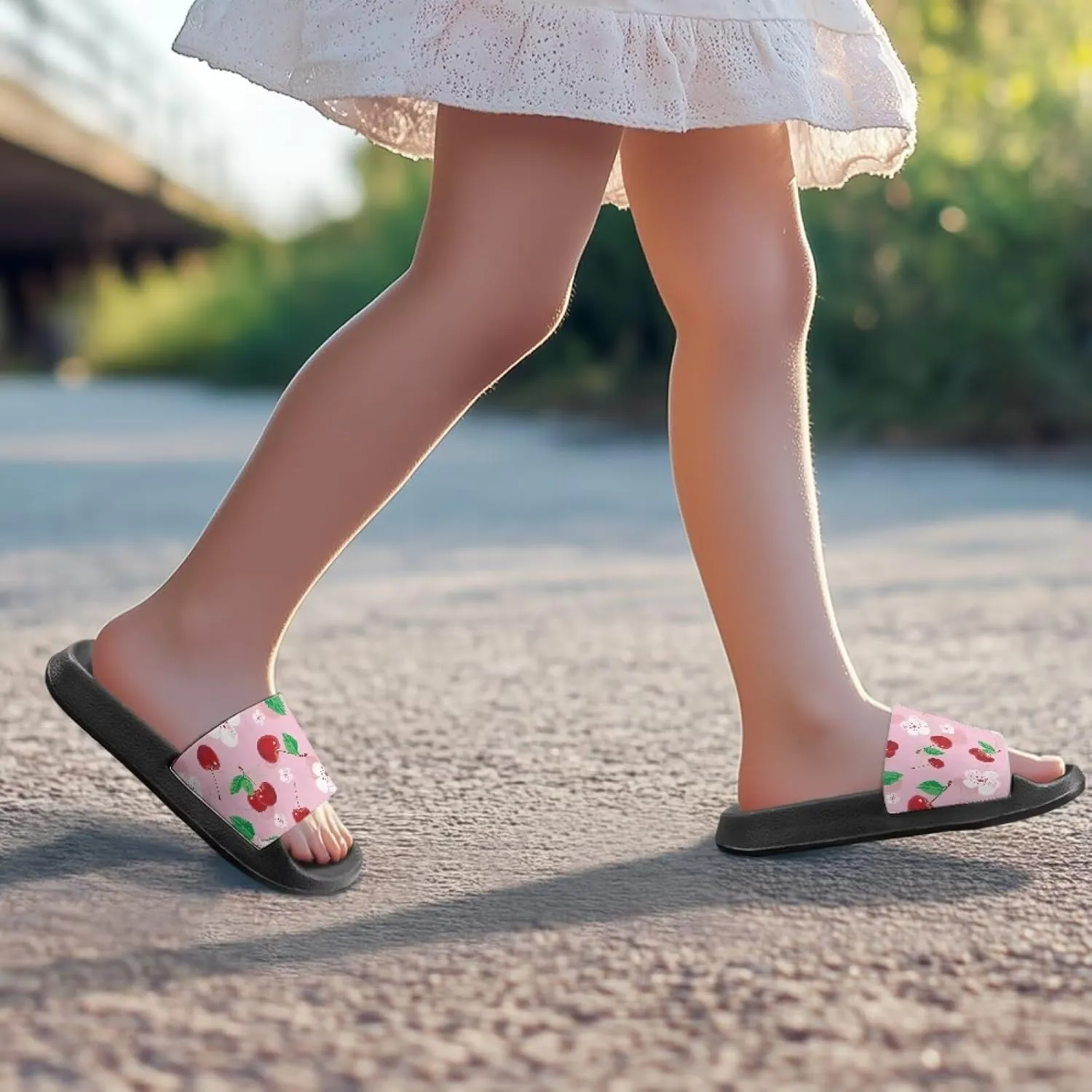 Slides for Boys Girls Quick Drying Kids Slides Sandals Non-Slip