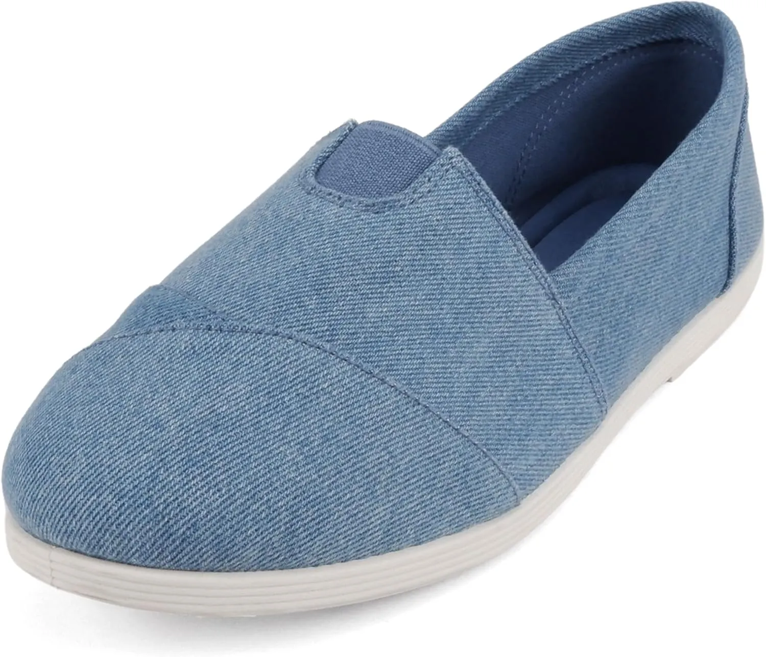Soda Shoes Women's Obji Round Toe Casual Flat with Padded Insole