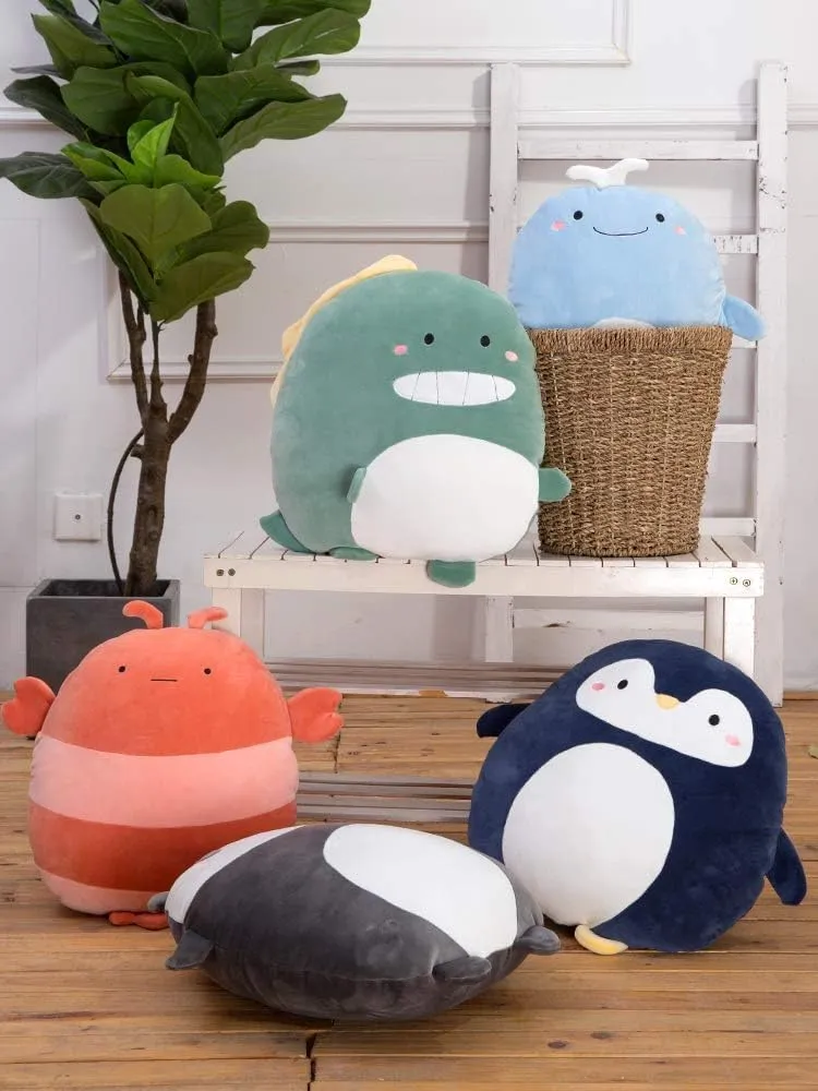 Soft Dinosaur Plush Hugging Pillow Cute Dinosaur Stuffed Animal Plushies Toy Dinosaur Kids Stuffed Animals Dino Plush Toys for Birthday, Valentine, Christmas 12 Inch