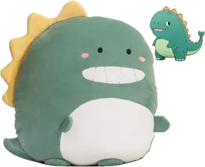 Soft Dinosaur Plush Hugging Pillow Cute Dinosaur Stuffed Animal Plushies Toy Dinosaur Kids Stuffed Animals Dino Plush Toys for Birthday, Valentine, Christmas 12 Inch