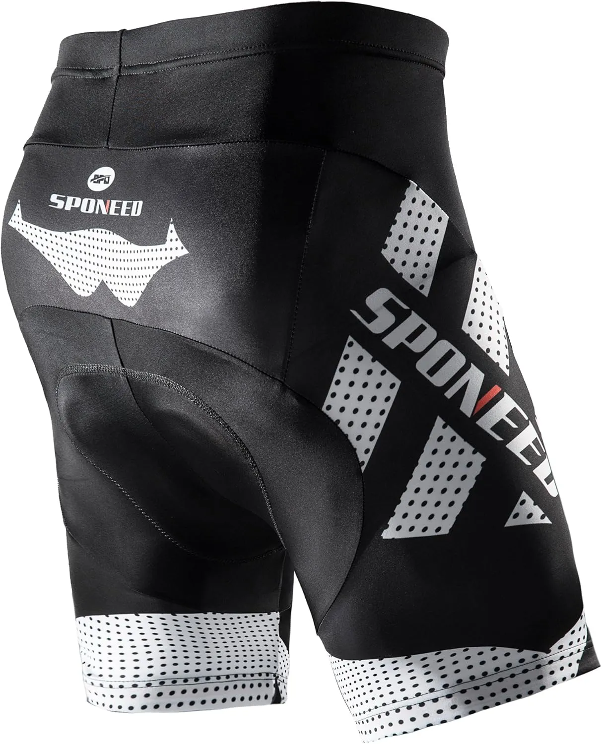 sponeed Men's Cycling Shorts Padded Bicycle Riding Pants Bike Biking Clothes Cycle Wear Tights