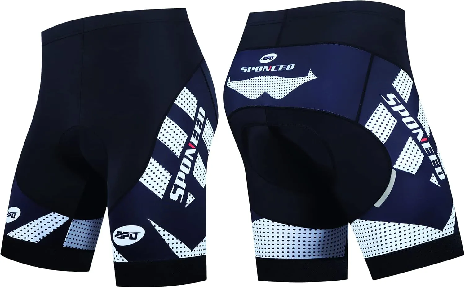 sponeed Men's Cycling Shorts Padded Bicycle Riding Pants Bike Biking Clothes Cycle Wear Tights