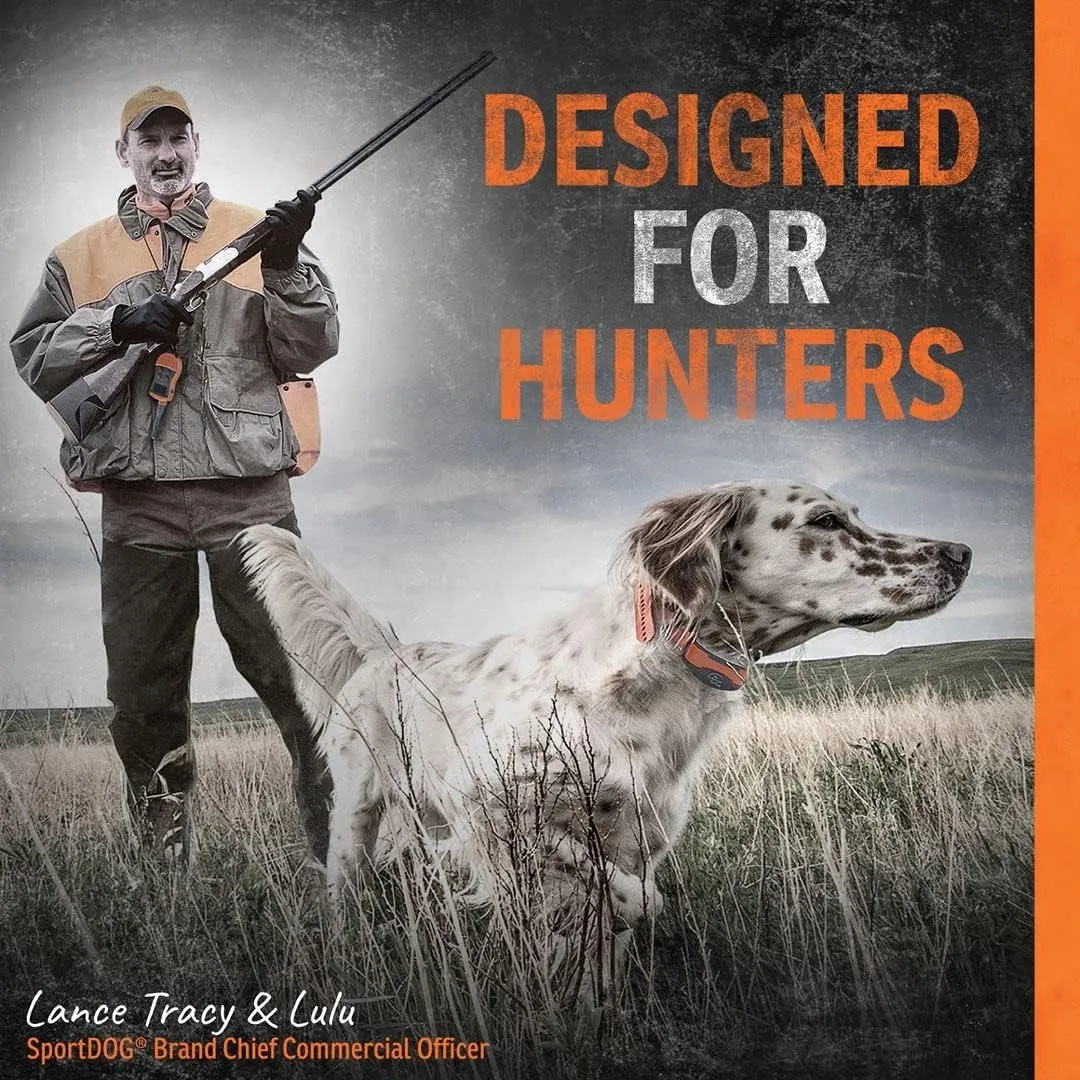 SportDOG Brand SportTrainer 875 Remote Trainer - Static Collar - 1/2 Mile Range - OLED Screen - Waterproof, Rechargeable E-Collar with Remote - Tone, Vibration, and Static, Black