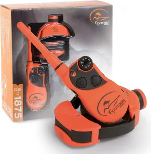 SportDOG Brand UplandHunter 1875 Remote Trainer with Beeper - 1 Mile Range - Waterproof, Rechargeable Dog Training and Tracking Collar with Tone, Vibration, and Static - Audible Beeper up to 500 Yards