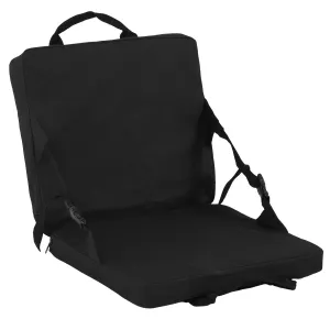 Stadium Seat Cushion, Chair for Camping, Folding Cushion Oxford Cloth Pearl Cotton with Back Support and Wide Padded Outdoor Portable Adjust Travel Chair, Chair for Camping, Stadium Seat Cush