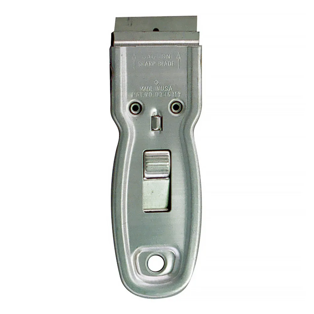 STERLING Heavy Duty Retractable Metal Scraper with Contoured Handle