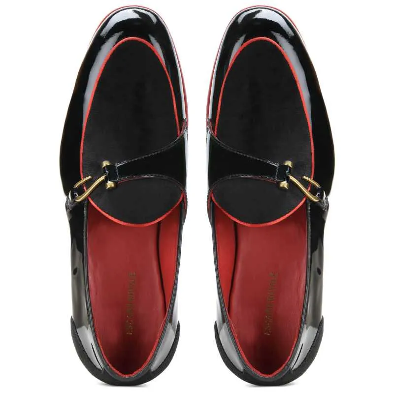 Sterling Slipons in Black-Red