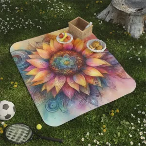 Sunflower Picnic Blanket