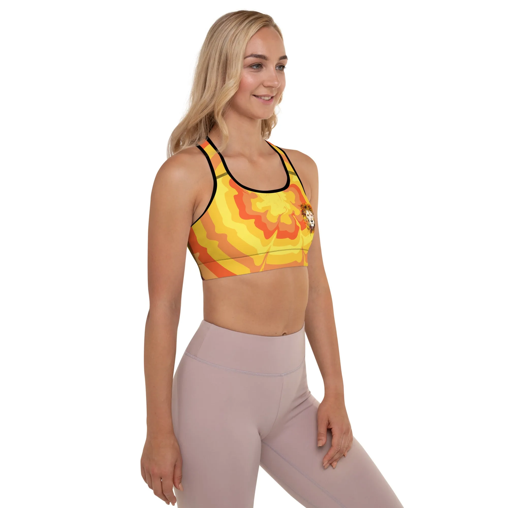 Sunny Flower Sports Bra