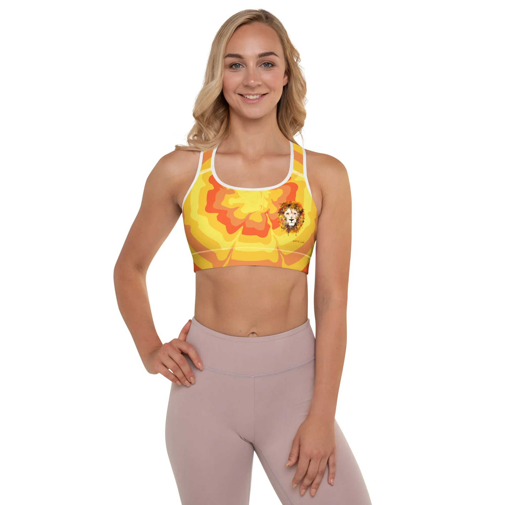 Sunny Flower Sports Bra