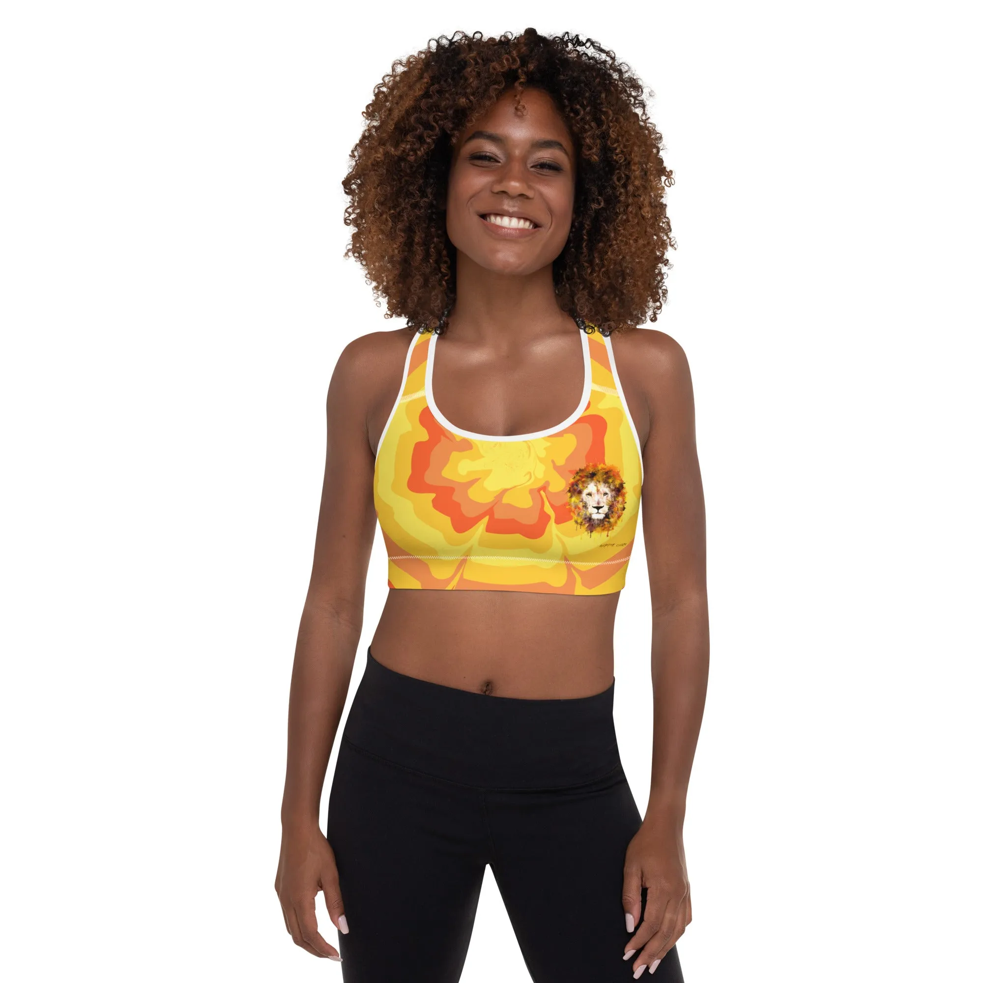 Sunny Flower Sports Bra