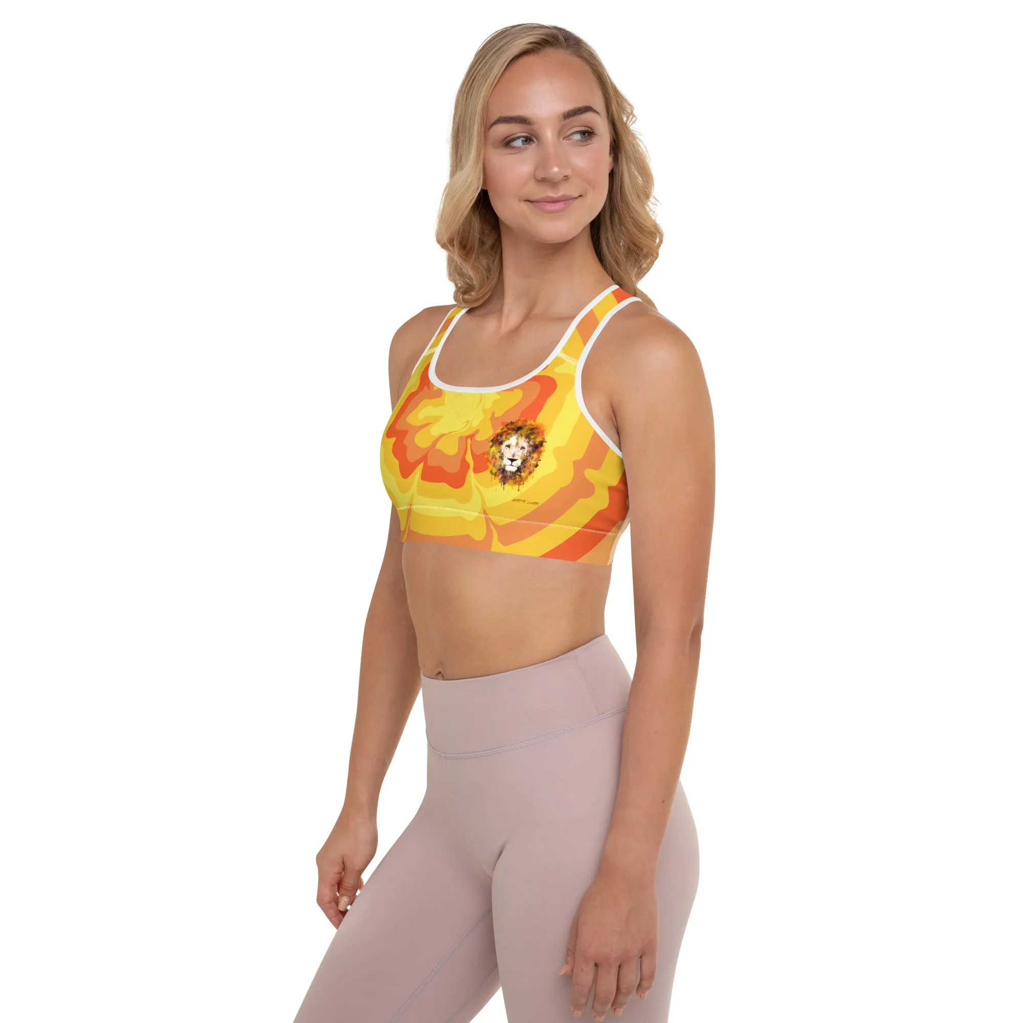Sunny Flower Sports Bra