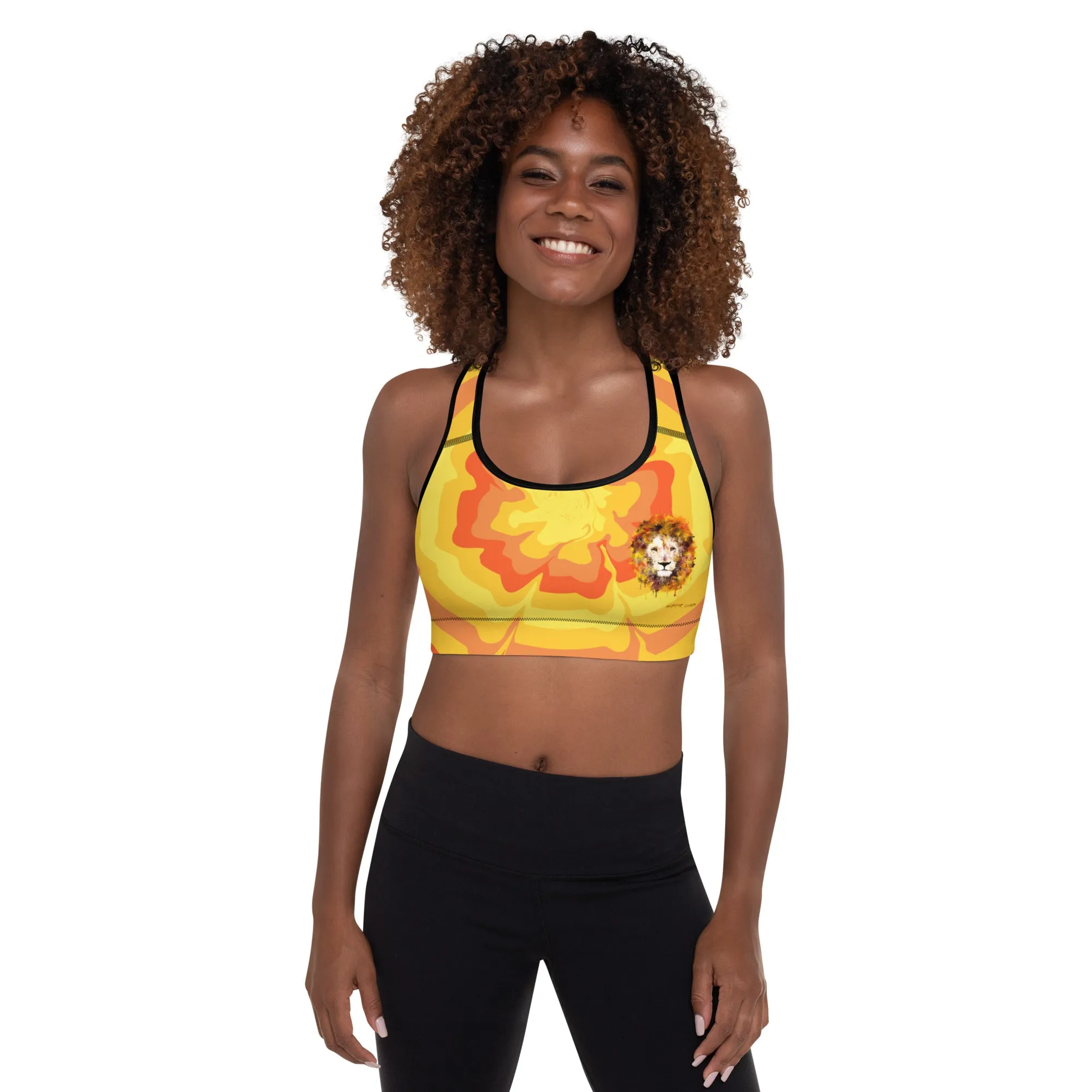 Sunny Flower Sports Bra