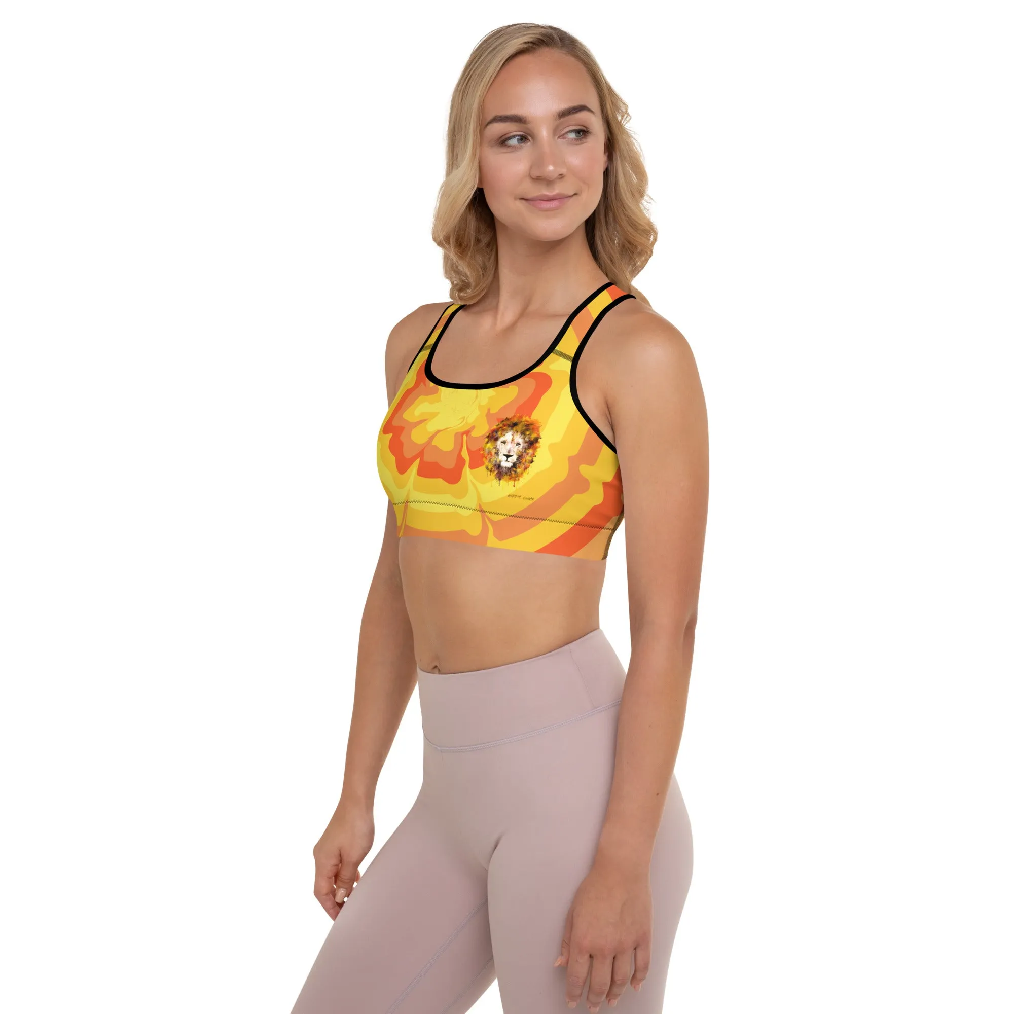 Sunny Flower Sports Bra