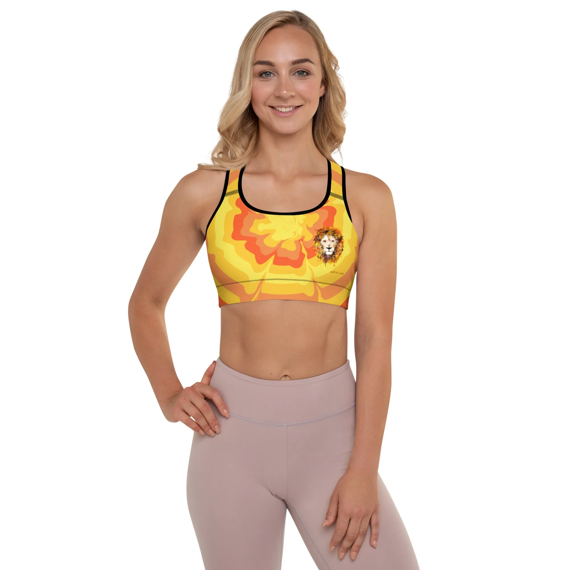 Sunny Flower Sports Bra