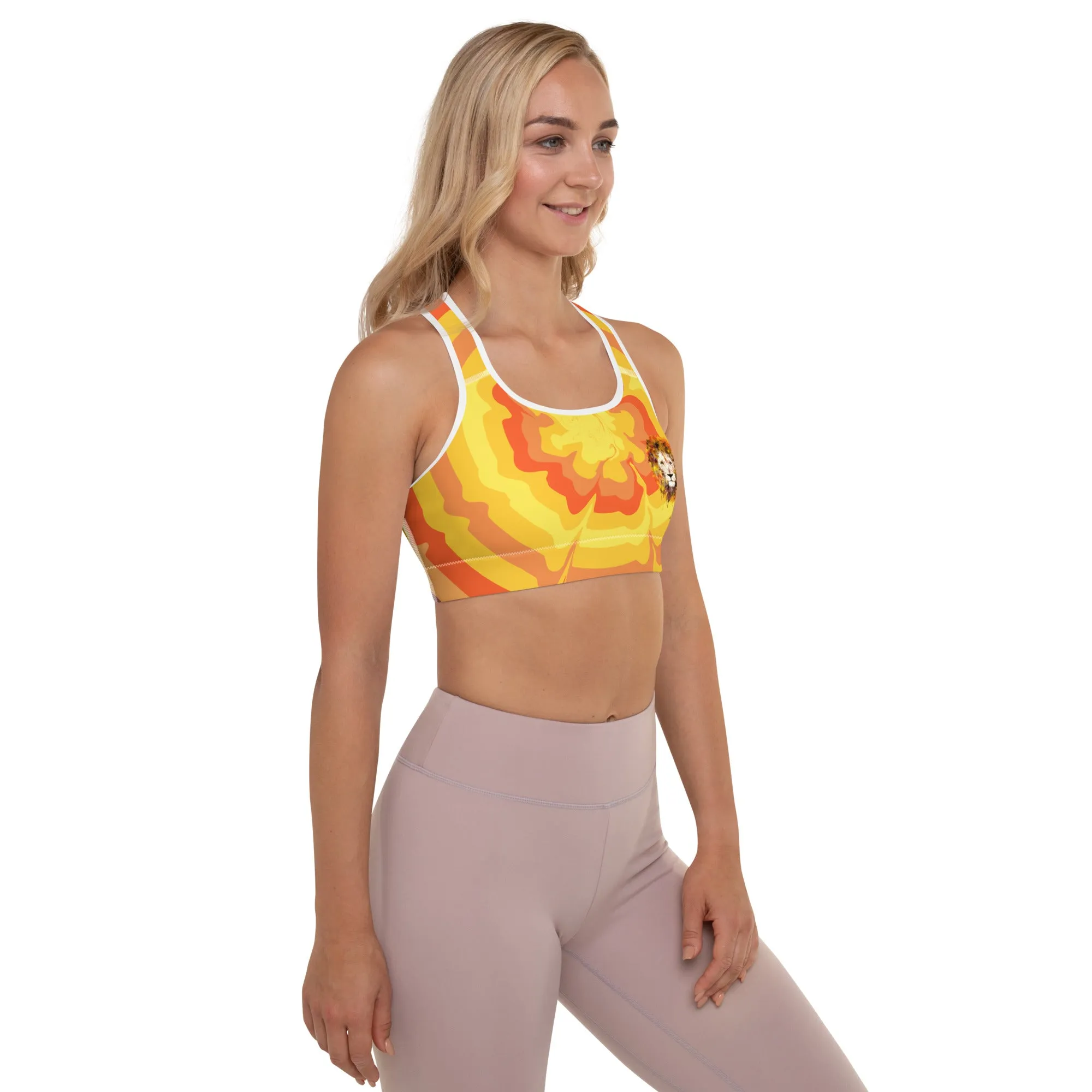 Sunny Flower Sports Bra