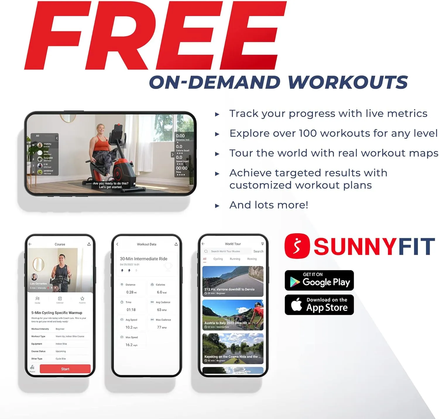 Sunny Health & Fitness Elite Recumbent Cross Trainer & Elliptical Machine with Arm Exercisers for Home Arm/Leg Training, Easy Adjust Seat & Mesh Backrest, Free SunnyFit App Bluetooth Connectivity