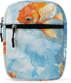 Swim in Water Oxford Cloth Ammo Crossbody Shoulder Bag Medic Bag Classic Small Messenger Crossbody Bag Unisex Classic Canvas Shoulder Bag for Women, Bookbag for Work