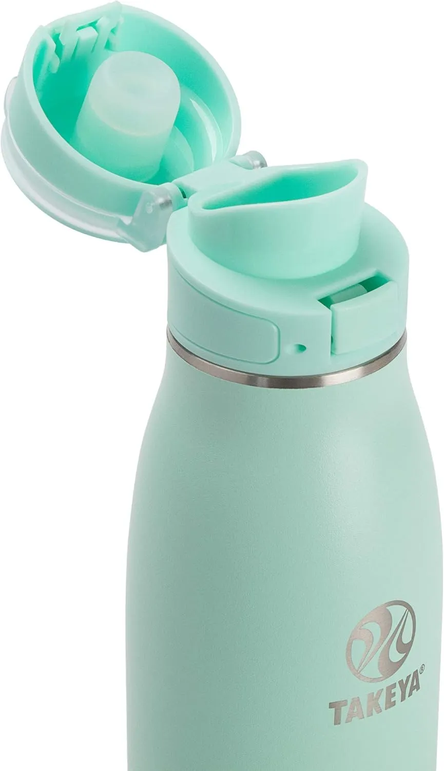Takeya Traveler Insulated Travel Mug, Leak Proof Lid, 17 Ounce, Aqua