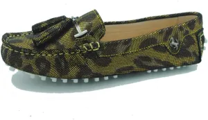 TDA Womens Casual Comfort Slip-on Metal Button Tassel Leather Driving Walking Leisure Weekend Loafers Boat Shoes