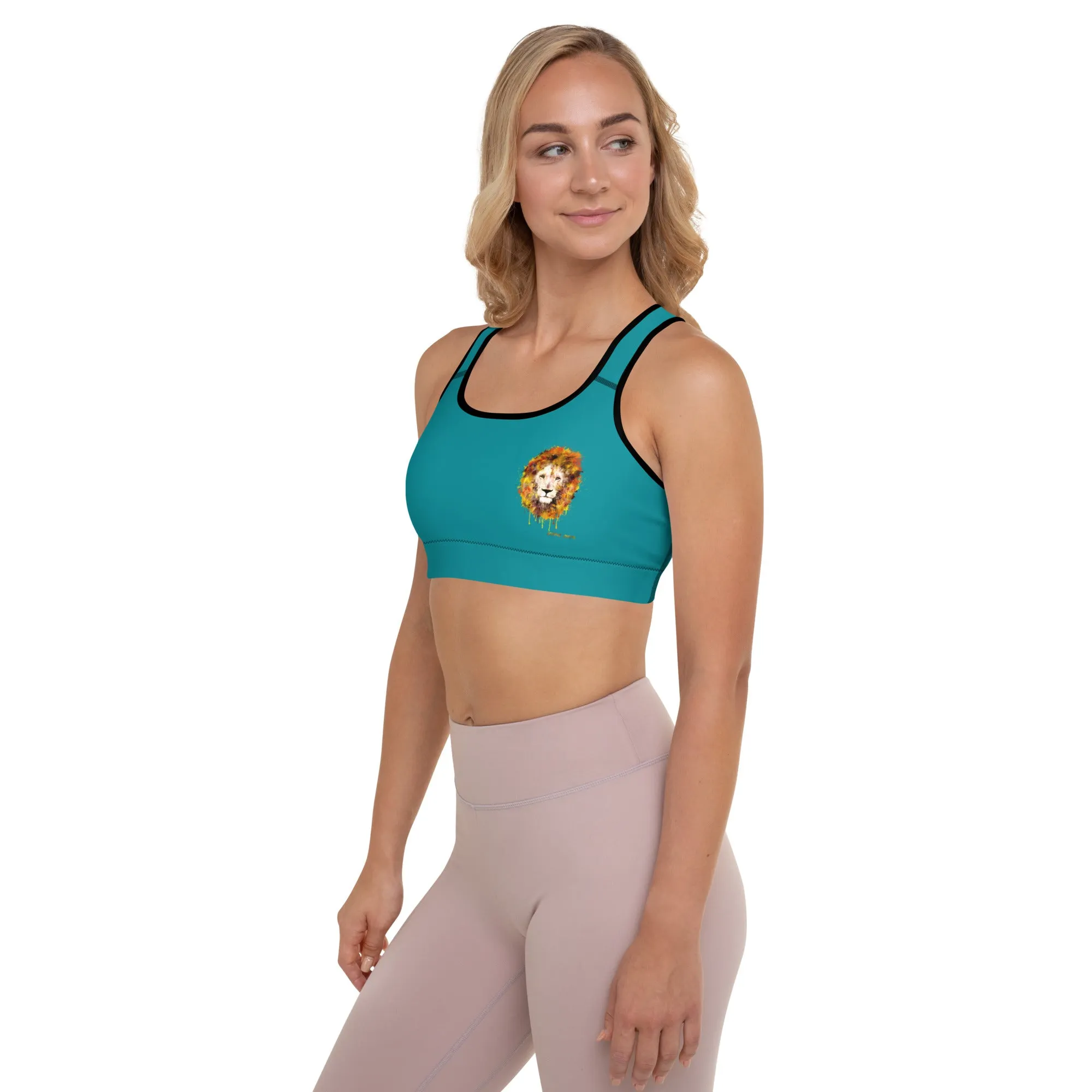 Teal Sports Bra