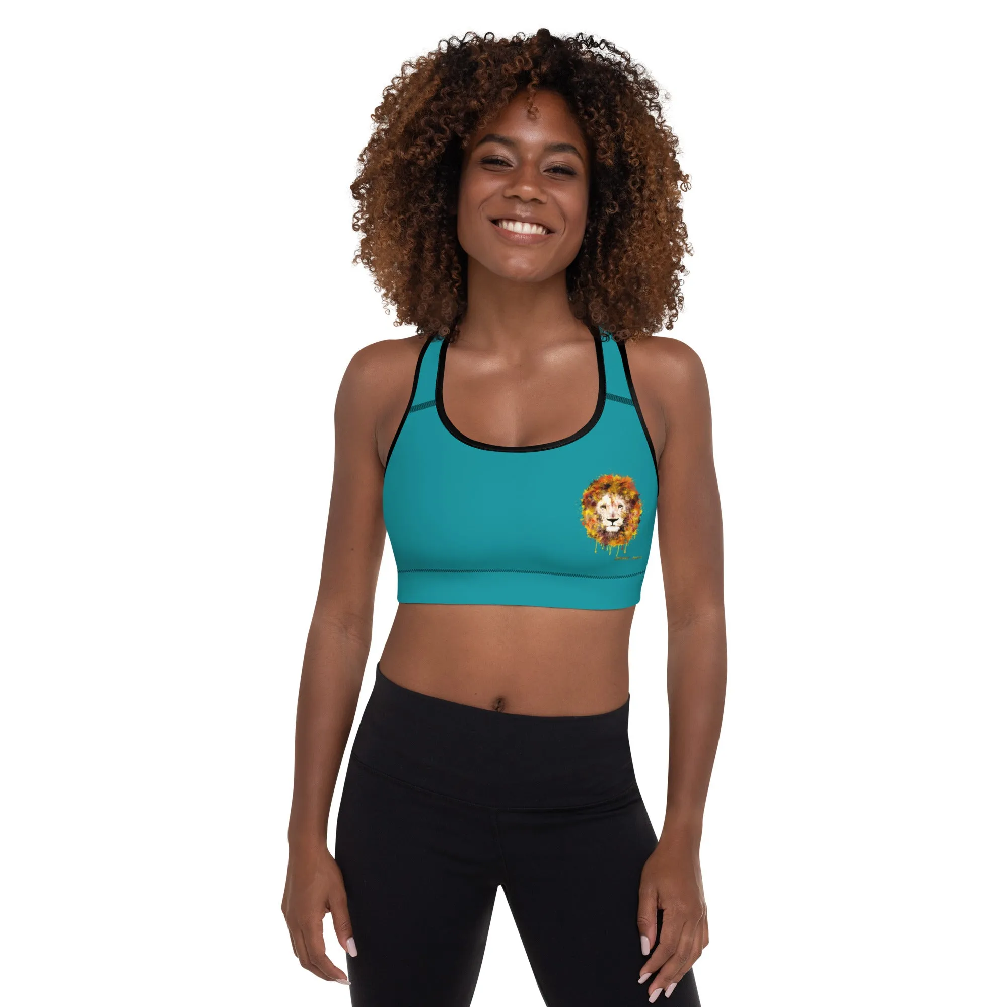 Teal Sports Bra