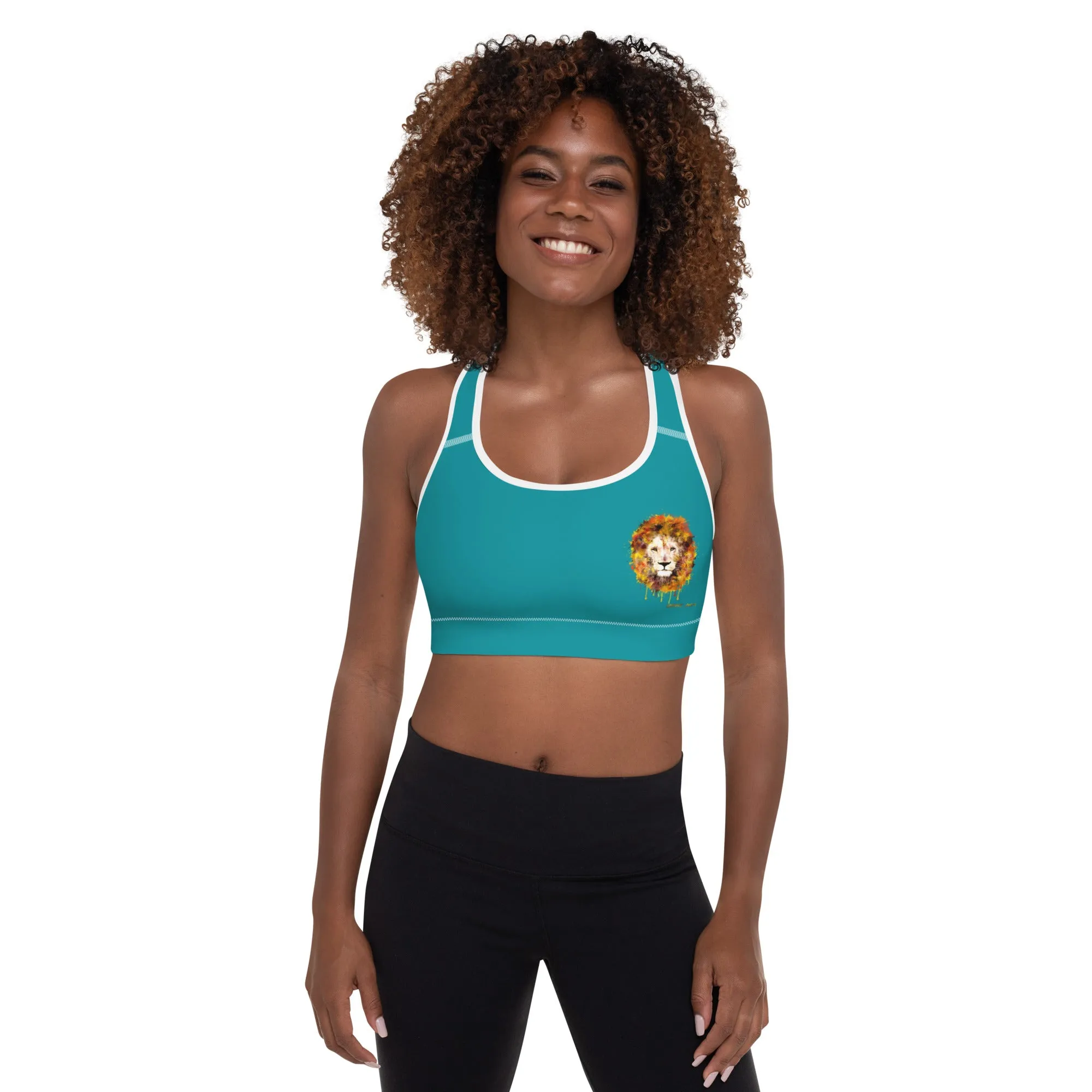Teal Sports Bra