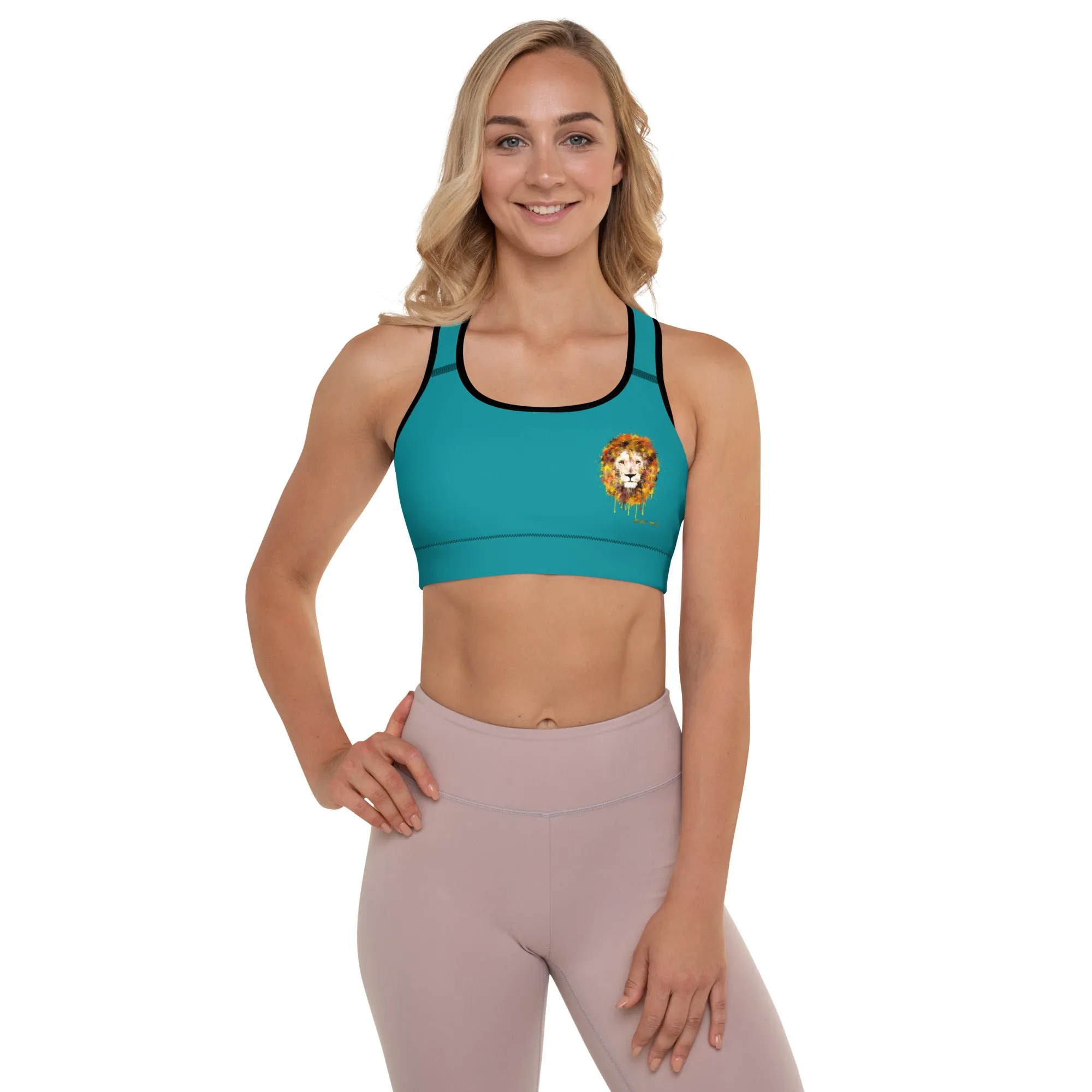 Teal Sports Bra