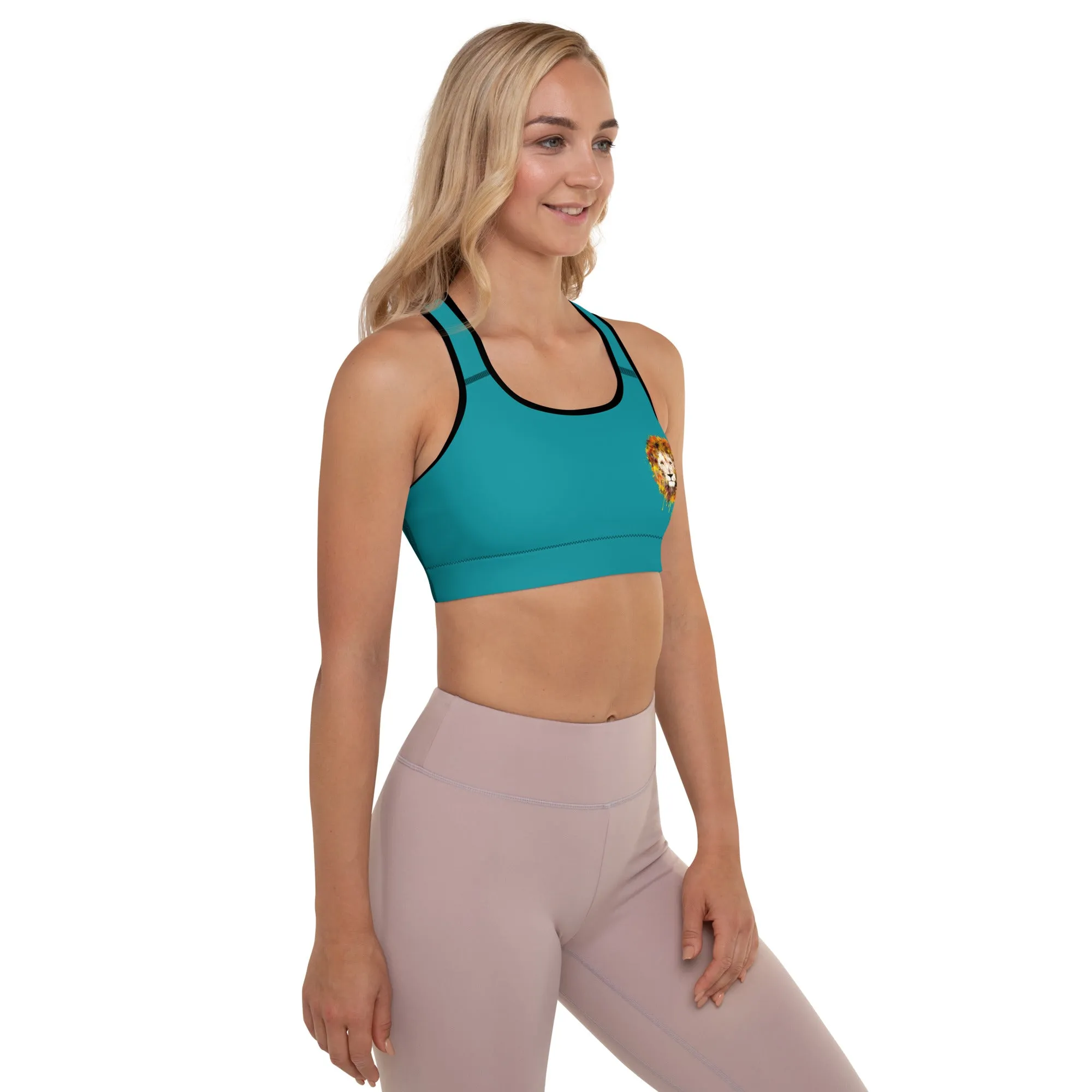 Teal Sports Bra