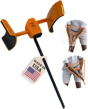 The Putt Master Golf Putting Aid Trainer, Patented Short Game Golf Swing Training for Precision and Accuracy, Made in USA by Orange Whip