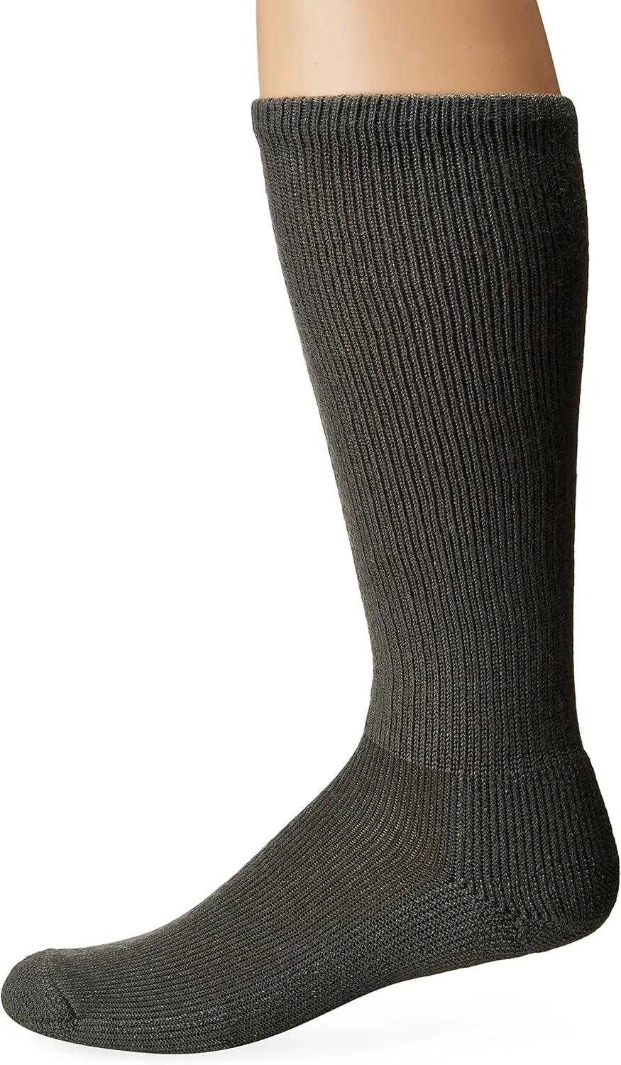 Thorlos Unisex MS Anti-Fatigue Thick Padded Over the Calf Sock, Foilage Green, Large