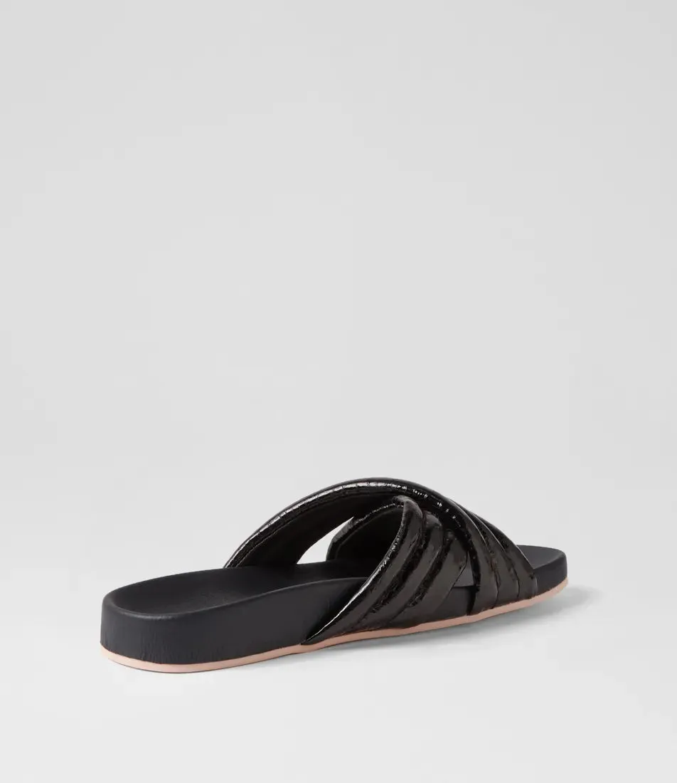 Tide Cross Padded Black Snake Patent