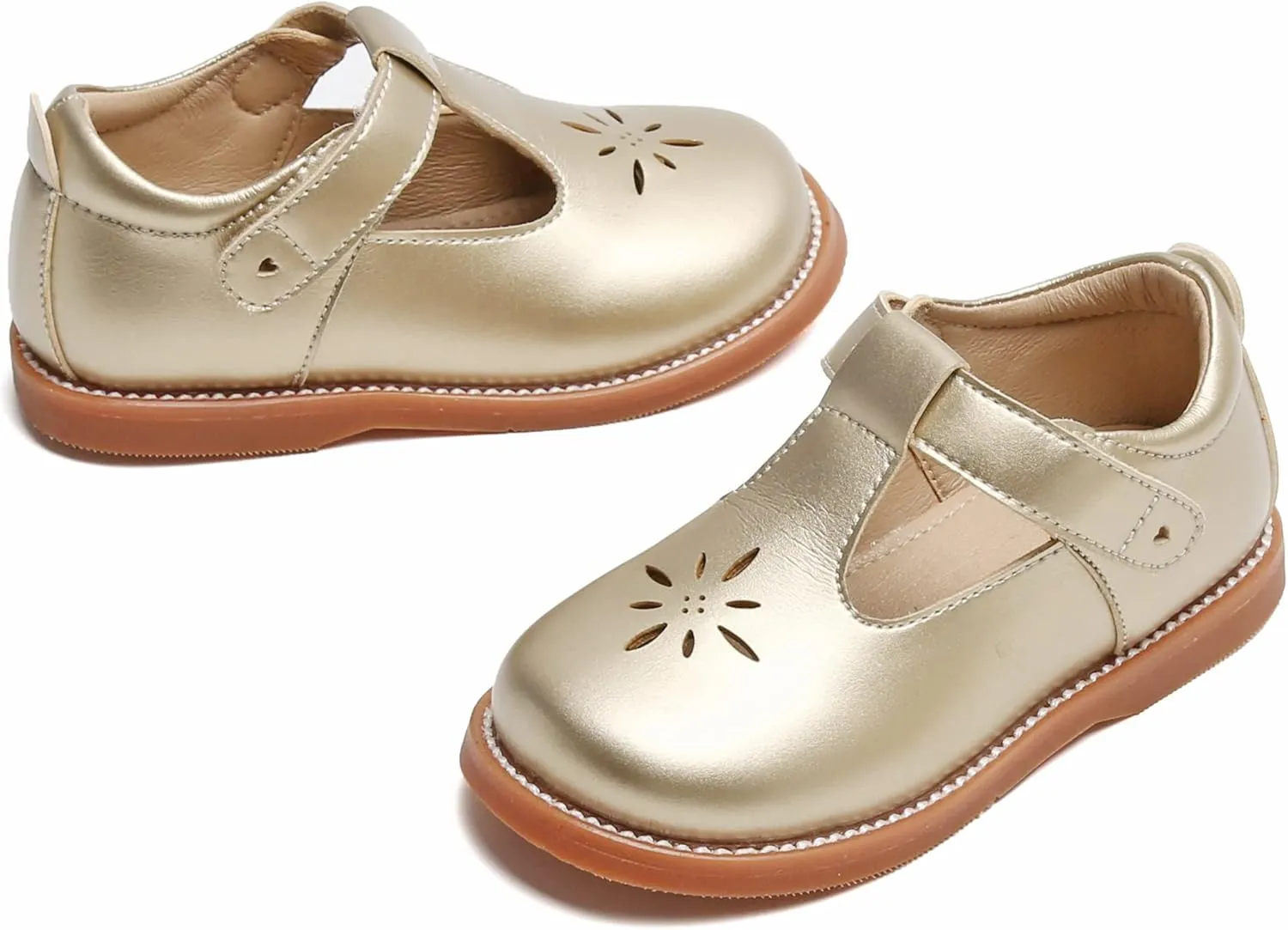 Todder Little Girls Oxford Shoes Mary Jane T-Strap School Uniform Party Dress Flat Shoes